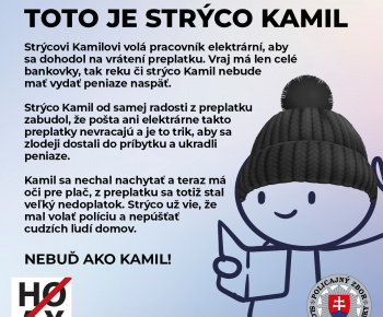 Aktuality / Seniori pozor na podvodníkov - foto