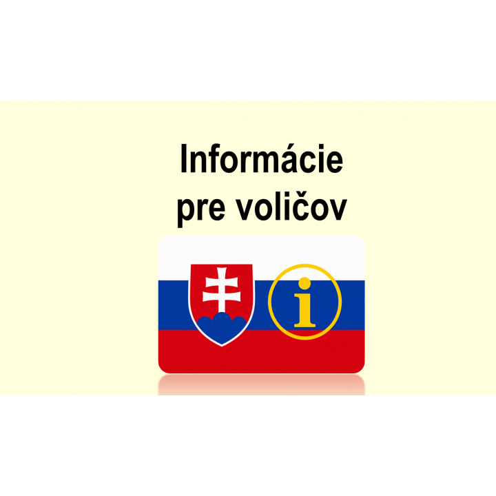 Informácia pre voličov - spôsob voľby v referende