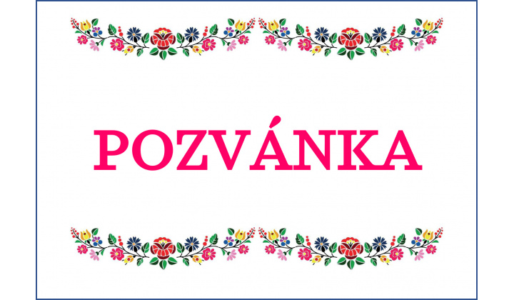 POZVÁNKA